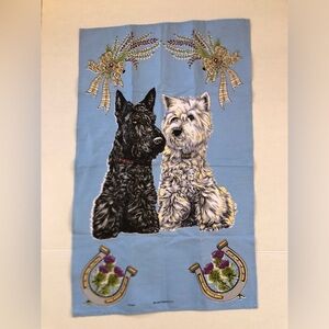 Scottie Dogs Tea Towel